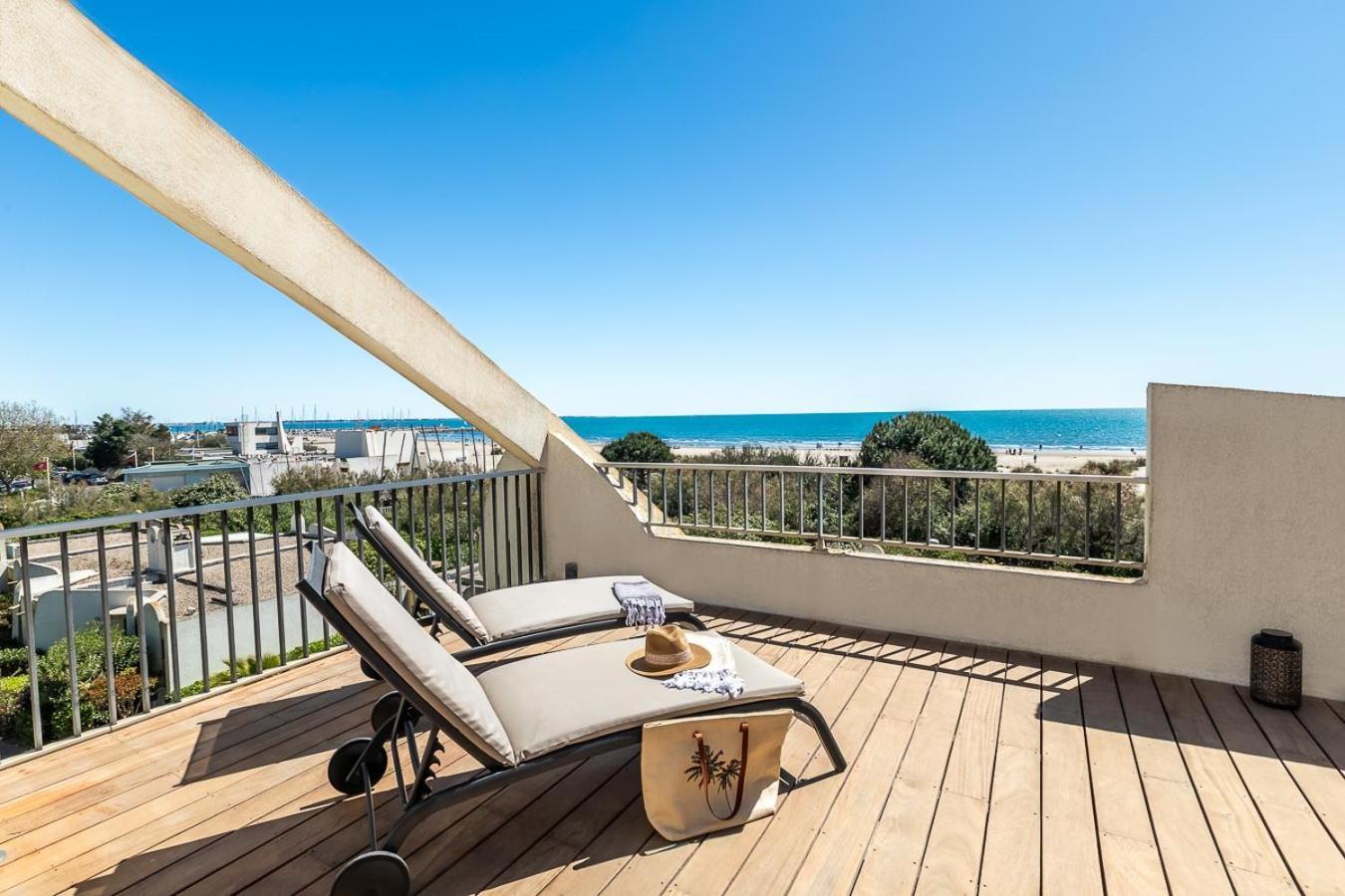 Suite Terrasse Xxl - Front De Mer - Parking - Ambiance Plage La Grande-Motte Esterno foto