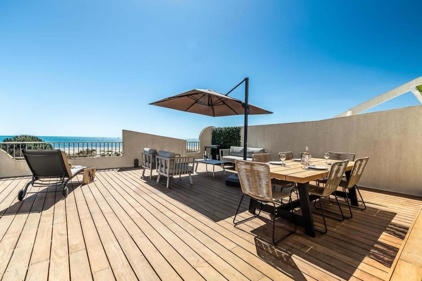Suite Terrasse Xxl - Front De Mer - Parking - Ambiance Plage La Grande-Motte Esterno foto